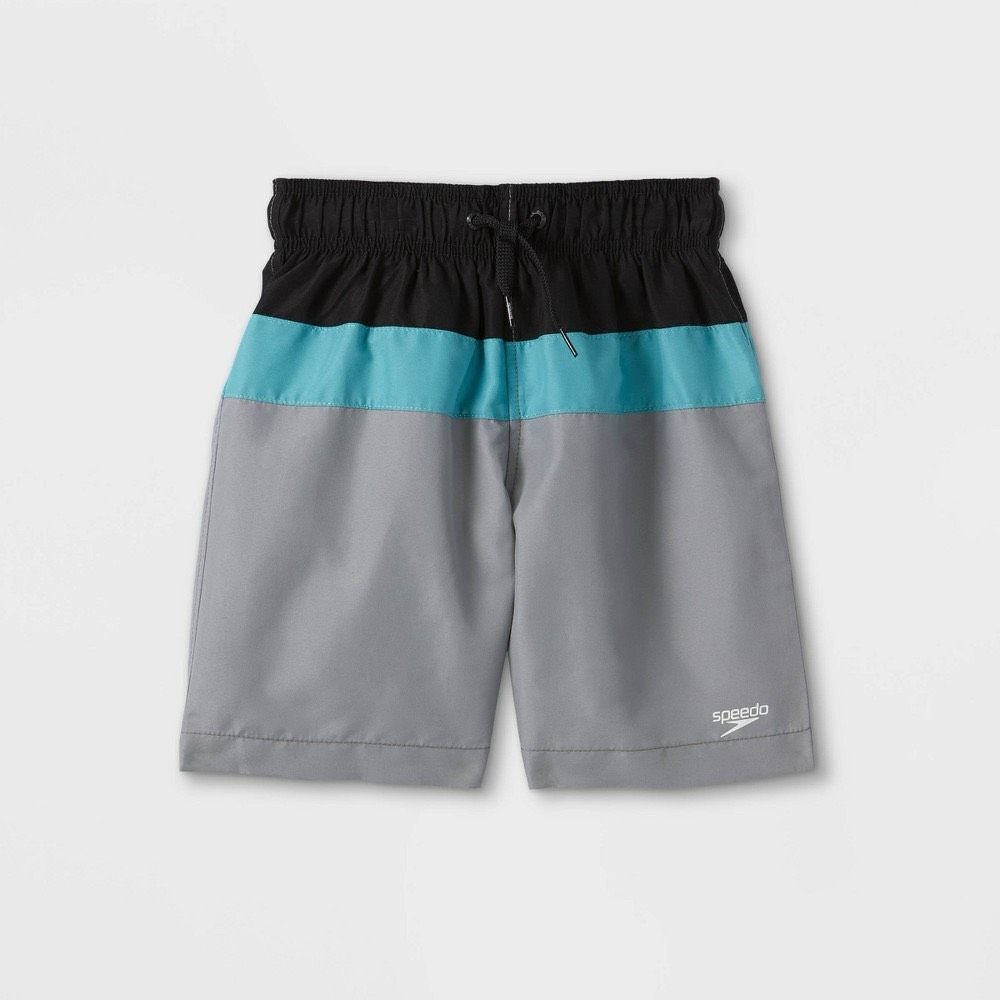 Speedo Boys'‎ Colorblock Swim Trunks - Size XL